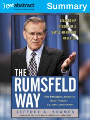 cover image of The Rumsfeld Way (Summary)